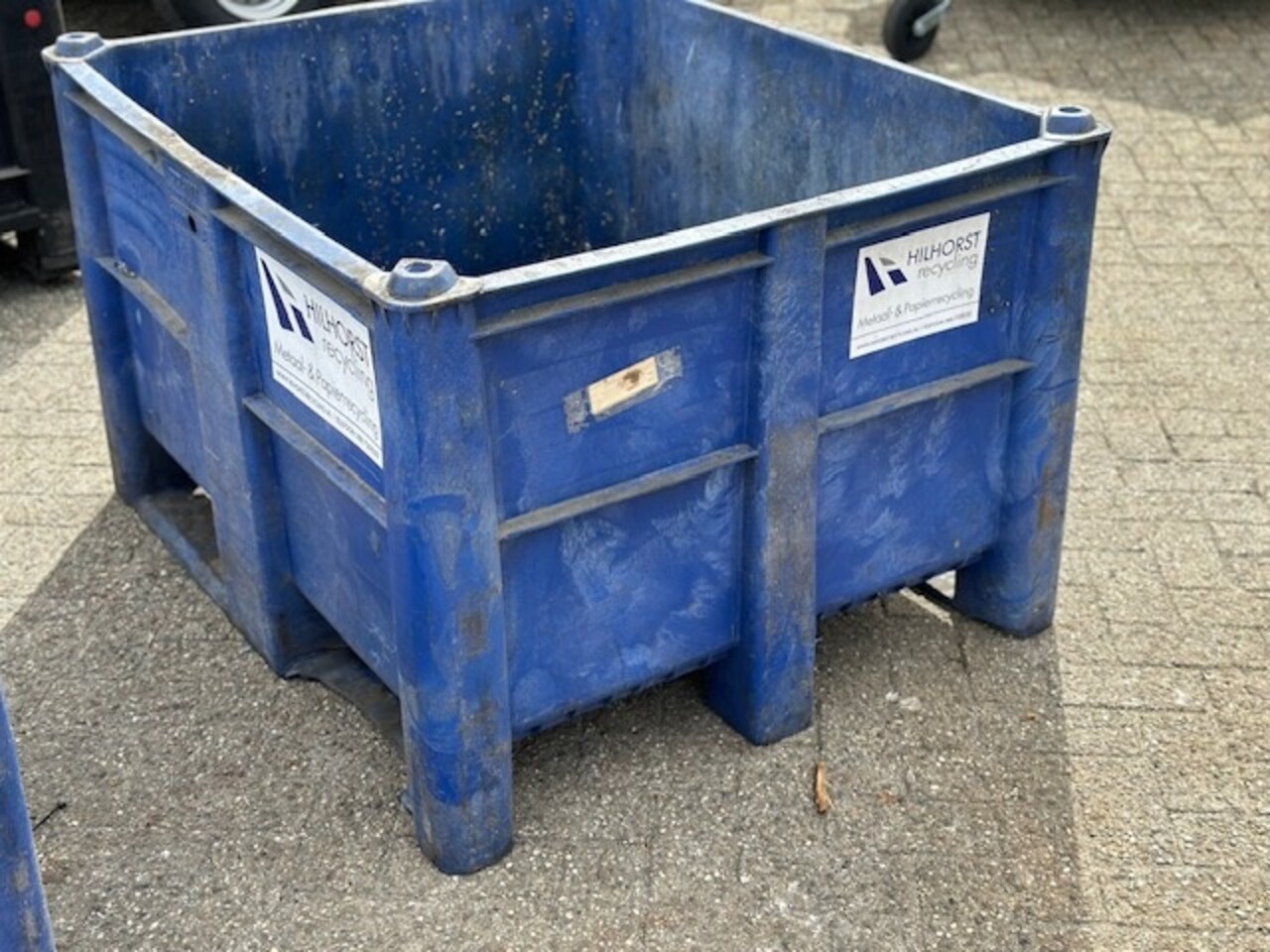 Gebruikte Kunststof volume bakken 1200x1000x740mm blauw
