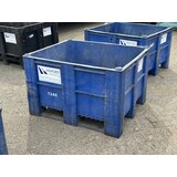 Gebruikte Kunststof volume bakken 1200x1000x740mm blauw
