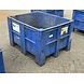 Gebruikte Kunststof volume bakken 1200x1000x740mm blauw