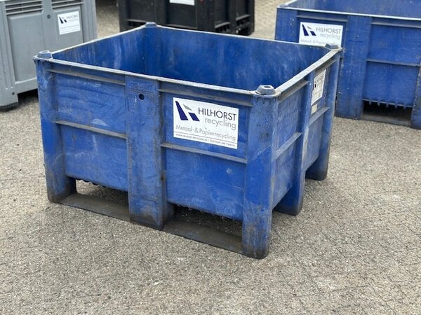Gebruikte Kunststof volume bakken 1200x1000x740mm blauw