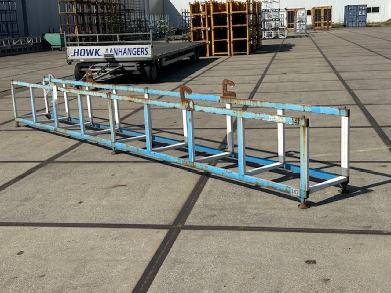 Langmateriaal container 6000x580x750mm