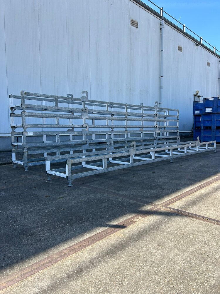 Gebruikte langmateriaal container 6000x600x400mm