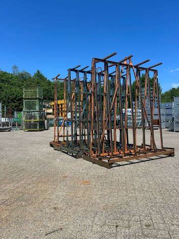 Partij gebruikte glasbok dubbelzijdig (3st) 2000x1000x2000 mm