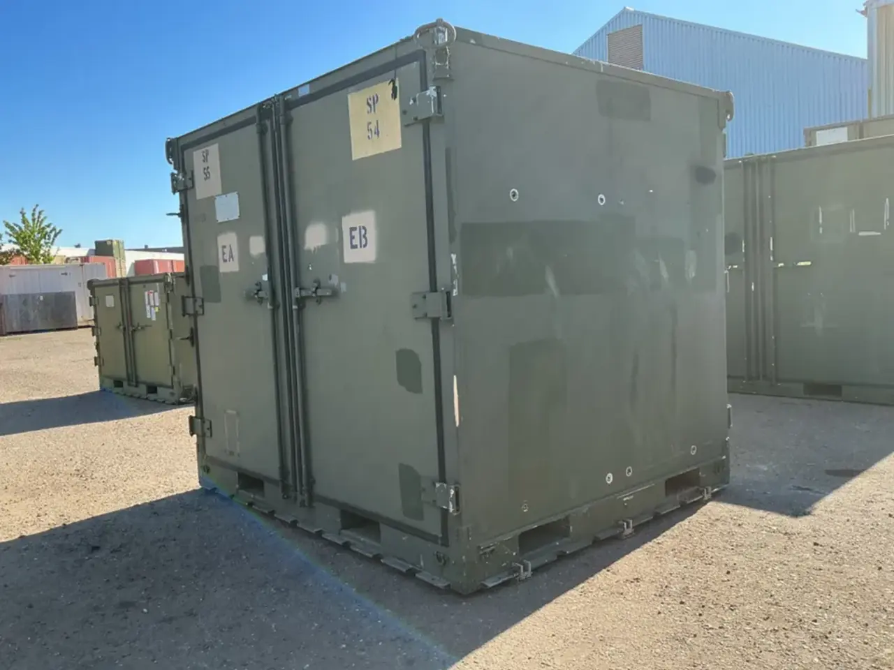 Geïsoleerde container 2650x2240x2300mm nr:439 Geïsoleerde container 2650x2240x2300mm nr:439