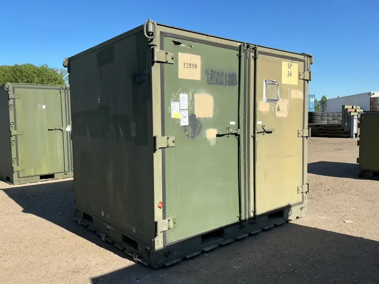 Geïsoleerde container 2650x2240x2300mm nr:439 Geïsoleerde container 2650x2240x2300mm nr:439