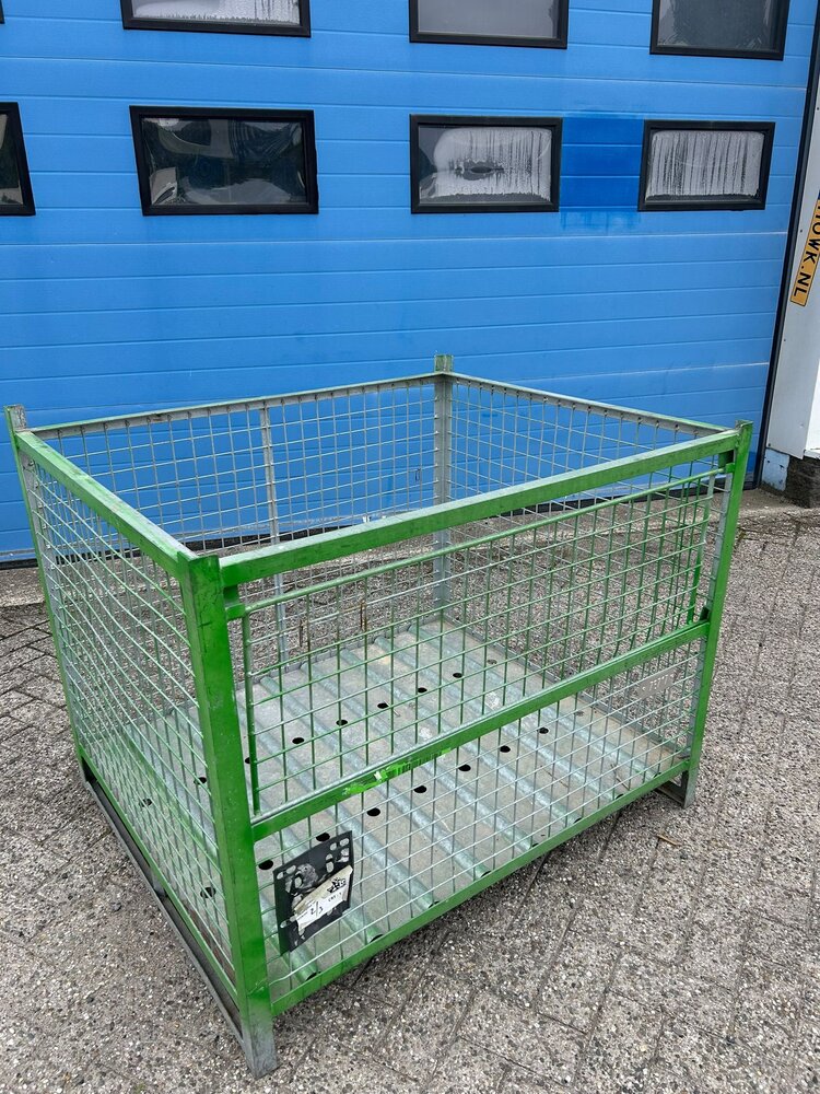Gebruikte verzinkte gaascontainer 1200x1000x850mm