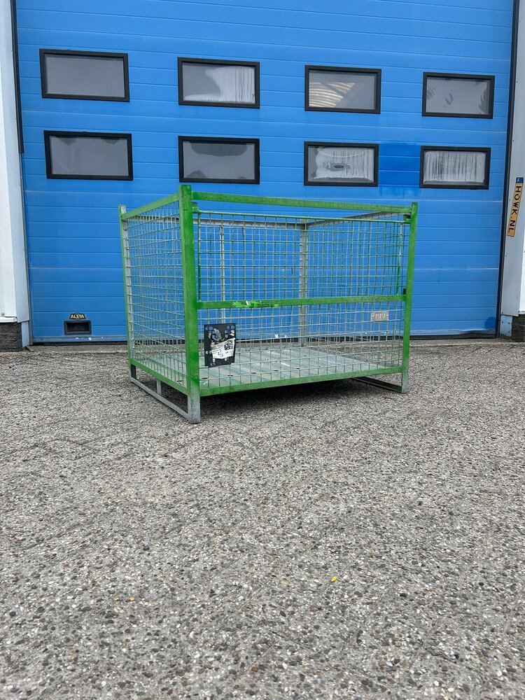Gebruikte verzinkte gaascontainer 1200x1000x850mm