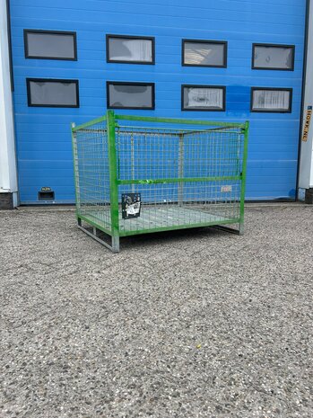Gebruikte verzinkte gaascontainer 1200x1000x850mm