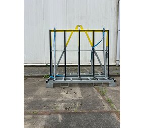 Gebruikte verzinkte dubbelzijdige glasbok 1500x800x1400 mm Gebruikte verzinkte dubbelzijdige glasbok 1500x800x1400 mm