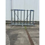 Gebruikte verzinkte dubbelzijdige glasbok 2000x750x1460 mm Gebruikte verzinkte dubbelzijdige glasbok 2000x750x1460 mm