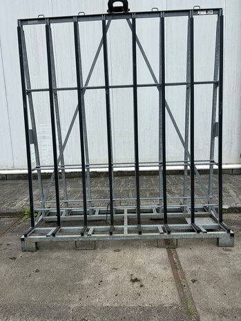 Gebruikte dubbelzijdige verzinkte glasbok 2200x800x2400 mm