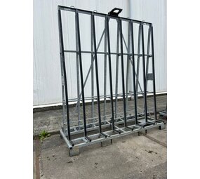 Gebruikte dubbelzijdige verzinkte glasbok 2200x800x2400 mm