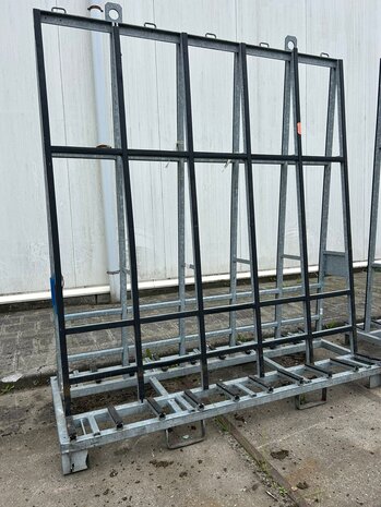 Gebruikte dubbelzijdige verzinkte glasbok 2000x800x2200 mm Gebruikte dubbelzijdige verzinkte glasbok 2000x800x2200 mm