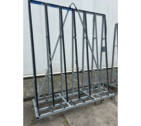 Gebruikte dubbelzijdige verzinkte glasbok 2000x770x2250 mm