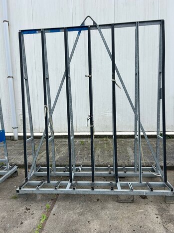 Gebruikte dubbelzijdige verzinkte glasbok 2000x770x2250 mm