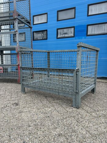 Partij gebruikte verzinkte gaascontainer (6st) 1130x840x800mm Partij gebruikte verzinkte gaascontainer (6st) 1130x840x800mm