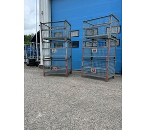 Partij gebruikte verzinkte gaascontainer (6st) 1130x840x800mm Partij gebruikte verzinkte gaascontainer (6st) 1130x840x800mm