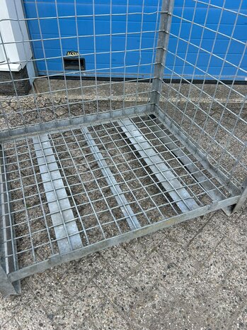 Partij gebruikte verzinkte gaascontainer (2st) 1200x1000x1500mm Partij gebruikte verzinkte gaascontainer (2st) 1200x1000x1500mm