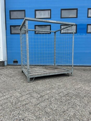 Gebruikte verzinkte gaascontainer 1200x1000x1350mm Gebruikte verzinkte gaascontainer 1200x1000x1350mm