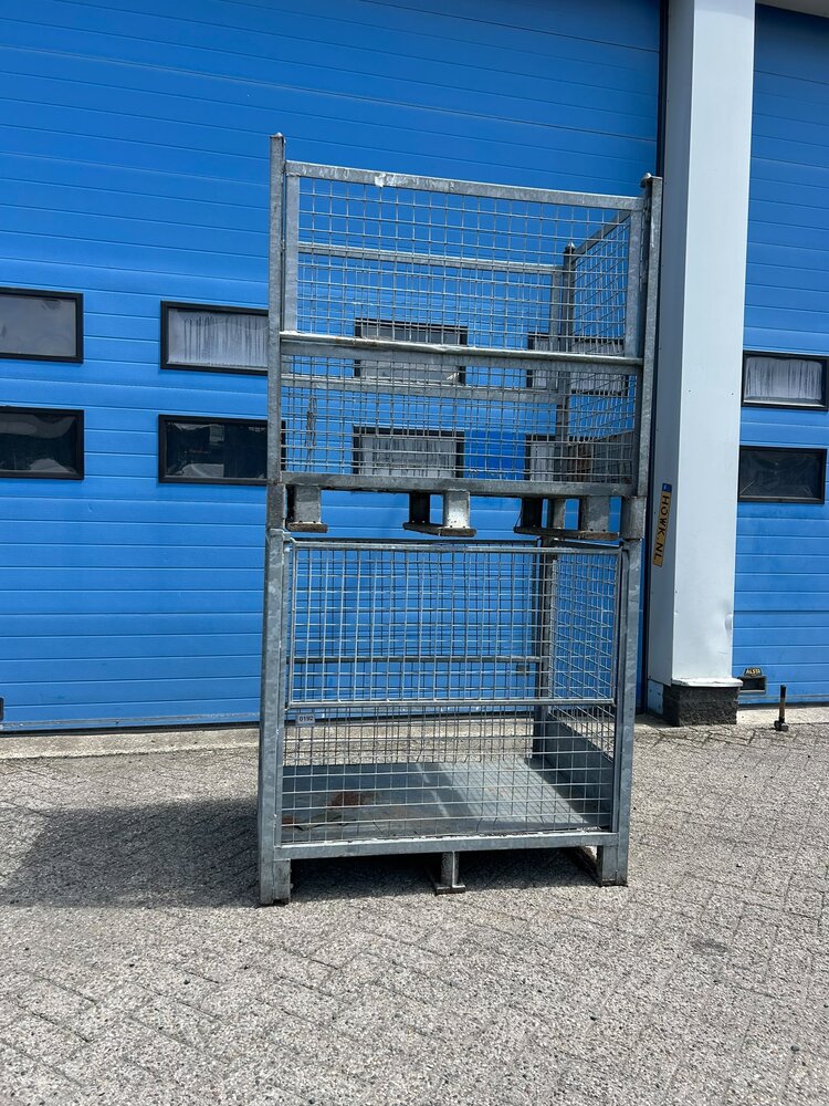 Partij gebruikte verzinkte gaascontainer (2st) 1200x800x1150mm Partij gebruikte verzinkte gaascontainer (2st) 1200x800x1150mm