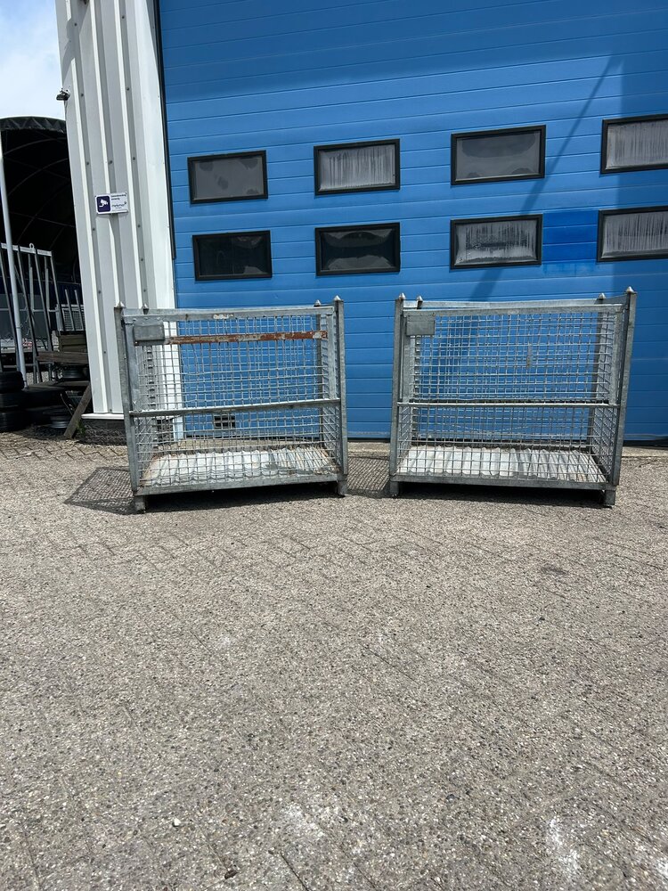 Gebruikte verzinkte gaascontainer 1200x1030x1130mm Gebruikte verzinkte gaascontainer 1200x1030x1130mm