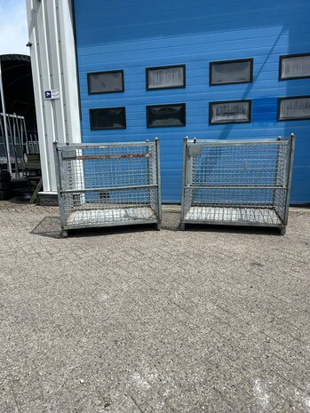 Gebruikte verzinkte gaascontainer 1200x1030x1130mm Gebruikte verzinkte gaascontainer 1200x1030x1130mm