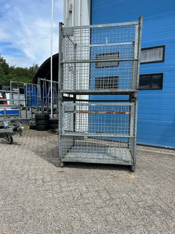 Gebruikte verzinkte gaascontainer 1200x1030x1130mm Gebruikte verzinkte gaascontainer 1200x1030x1130mm