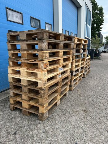 Partij gebruikte europallets (25st) Partij gebruikte europallets (25st)