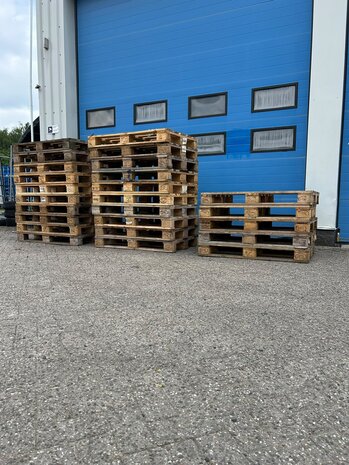 Partij gebruikte europallets (25st) Partij gebruikte europallets (25st)