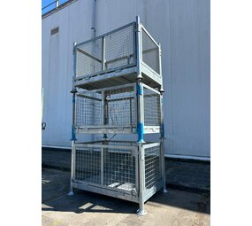 Partij gebruikte verzinkte gaascontainer (3st) 1300x900x870mm