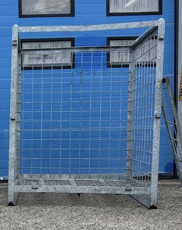 Partij gebruikte verzinkte gaascontainer (2st) 1200x1000x1500mm Partij gebruikte verzinkte gaascontainer (2st) 1200x1000x1500mm