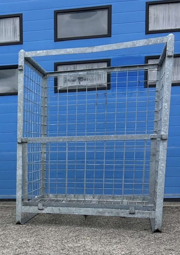 Partij gebruikte verzinkte gaascontainer (2st) 1200x1000x1500mm Partij gebruikte verzinkte gaascontainer (2st) 1200x1000x1500mm