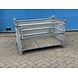 Gebruikte stapelbak 1240x840x700mm Verzinkt met klep Gebruikte stapelbak 1240x840x700mm Verzinkt met klep