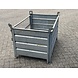 Aanbieding 20x Gebruikte stapelbak 1240x840x700mm Verzinkt met klep Aanbieding 20x Gebruikte stapelbak 1240x840x700mm Verzinkt met klep