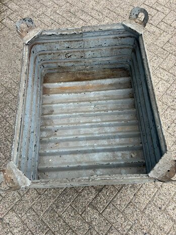Partij aanbieding 10x Gebruikte stapelbak staal 1000x800x600mm grijs gelakt Partij aanbieding 10x Gebruikte stapelbak staal 1000x800x600mm grijs gelakt