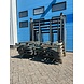Gebruikte Enkelzijdige stapelbare glasbok 1400x800x1100mm Gebruikte Enkelzijdige stapelbare glasbok 1400x800x1100mm