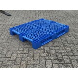 Kunststof pallet 1200x1000mm blauw