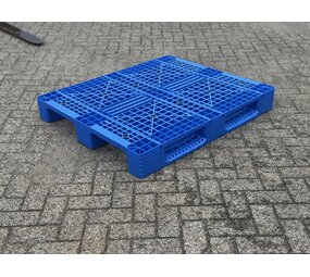 Kunststof pallet 1200x1000mm blauw