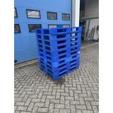 10x Kunststof pallet 1200x1000mm blauw