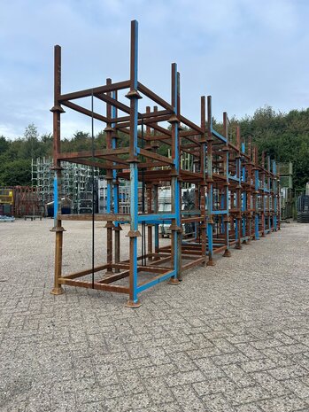 Partij gebruikte bouwracks (4st) 1000x1000x640mm Partij gebruikte bouwracks (4st) 1000x1000x640mm