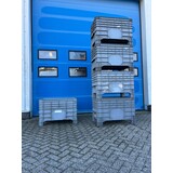 Partij (5st) gebruikte kunststof bakken 980x640x660mm