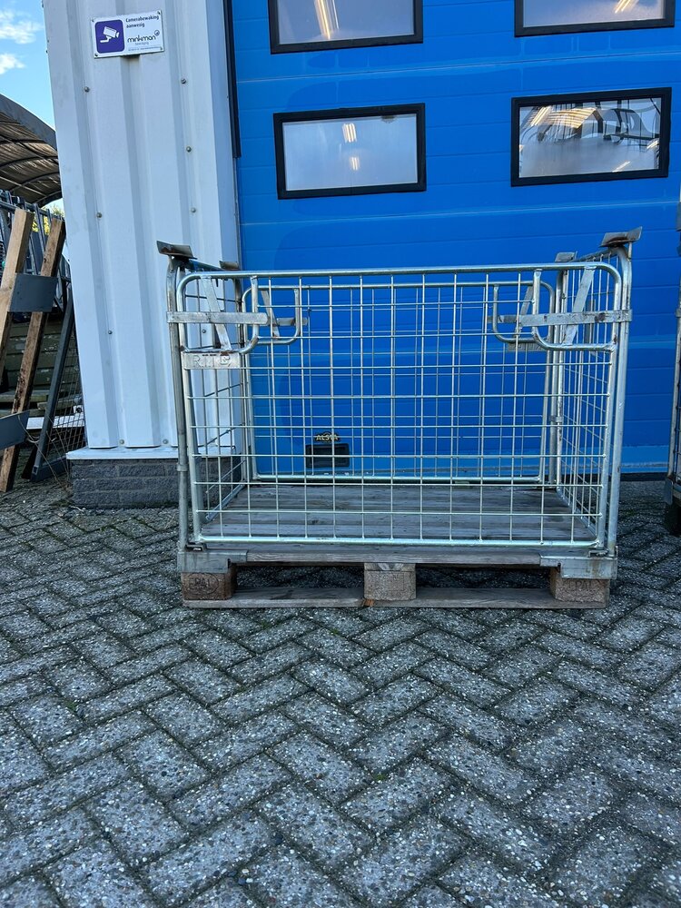 Partij (5st) gebruikte gaasopzetwand incl. pallet 1200x800x1000mm Partij (5st) gebruikte gaasopzetwand incl. pallet 1200x800x1000mm