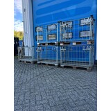 Partij (5st) gebruikte gaasopzetwand incl. pallet 1200x800x1000mm