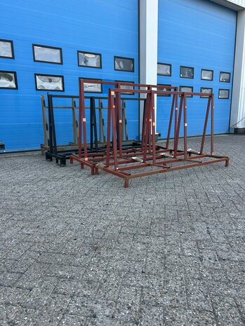 Diverse gebruikte dubbelzijdige glasbokken Diverse gebruikte dubbelzijdige glasbokken