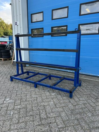 Gebruikte dubbelzijdige glasbok 1900x760x1350 mm