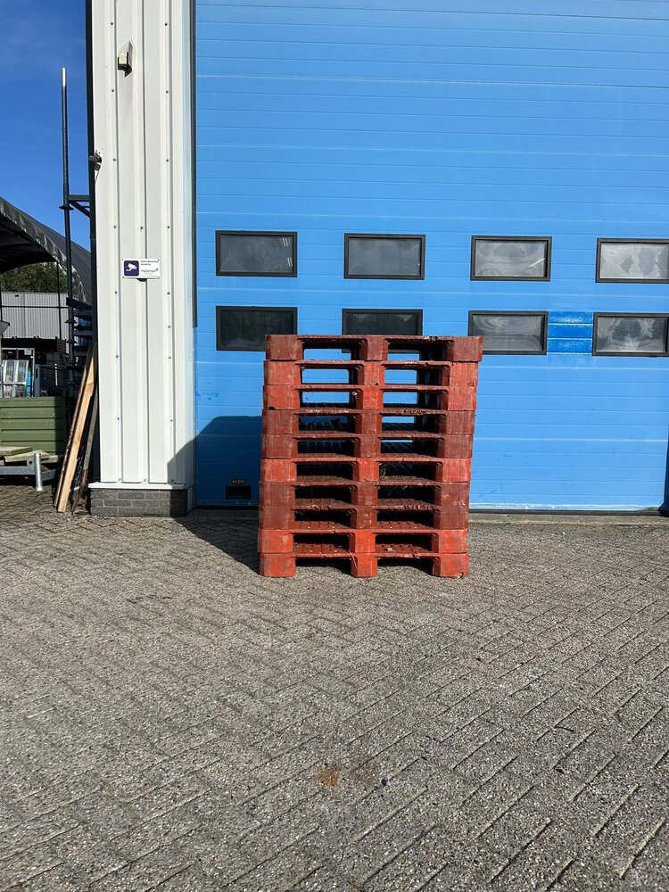 Gebruikte kunststof pallet 1200x1000x200mm