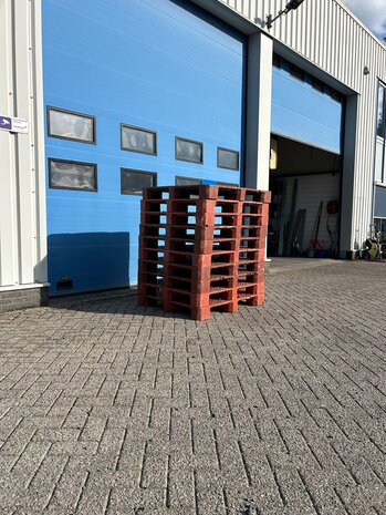Gebruikte kunststof pallet 1200x1000x200mm