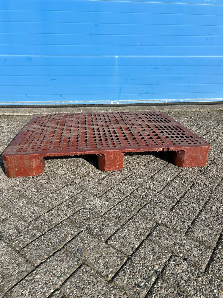 Gebruikte kunststof pallet 1200x1000x200mm