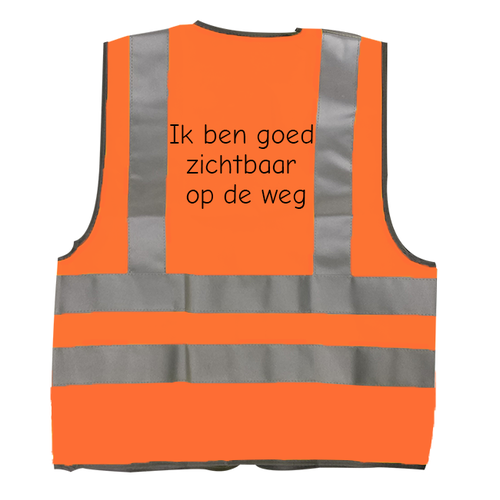 Gepersonaliseerd fluohesje voor kinderen met tekst