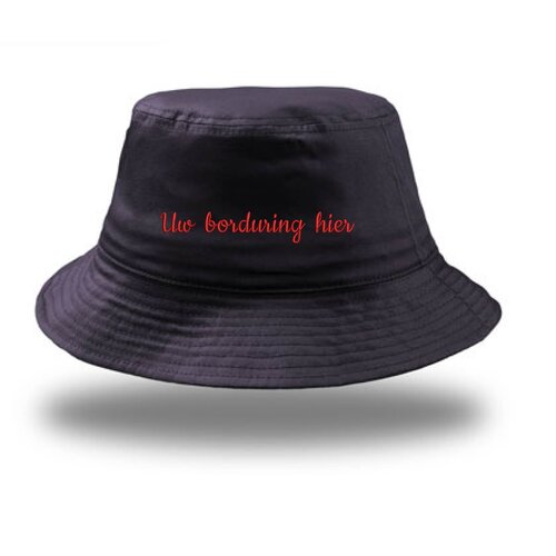 Gepersonaliseerd Geborduurd Vissershoedje – Unieke Bucket Hat